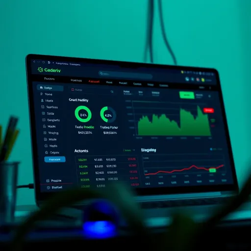 Login Deriv Platform Dashboard Overview Dashboard view of Login Deriv platform showcasing trading options and account overview