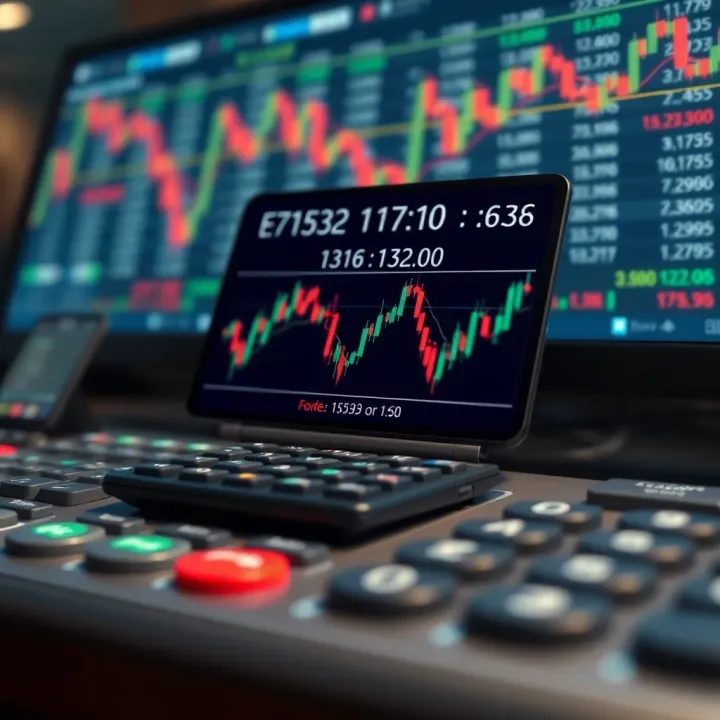 Diagram illustrating how pip value is calculated in forex trading with currency pairs and exchange rates