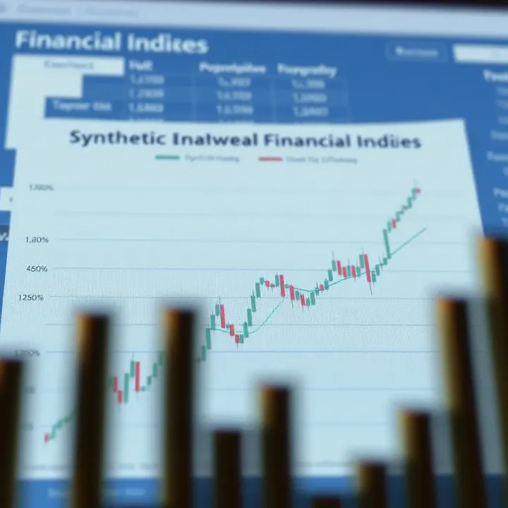 Comparison Between Synthetic and Traditional Financial Indices Comparison chart illustrating differences between synthetic and traditional financial indices