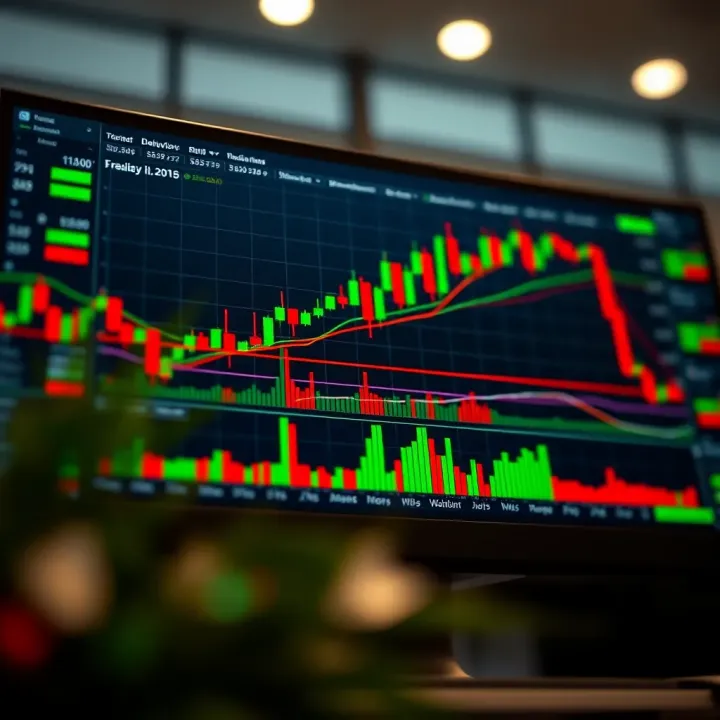 TradingView Charting Interface with Technical Indicators TradingView charting interface displaying multiple technical indicators on financial market data