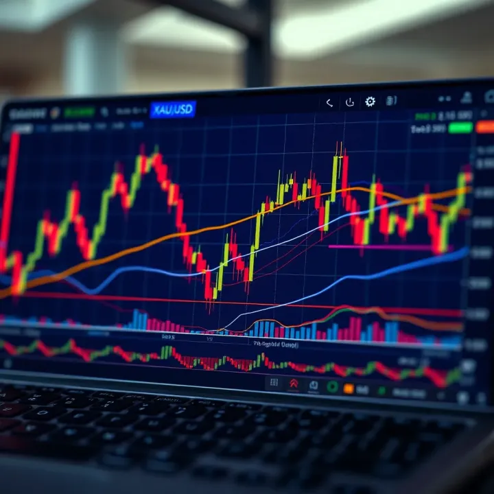 Technical and Fundamental Analysis Insights for Trading XAU/USD Analysis chart comparing technical and fundamental data influencing gold trading decisions
